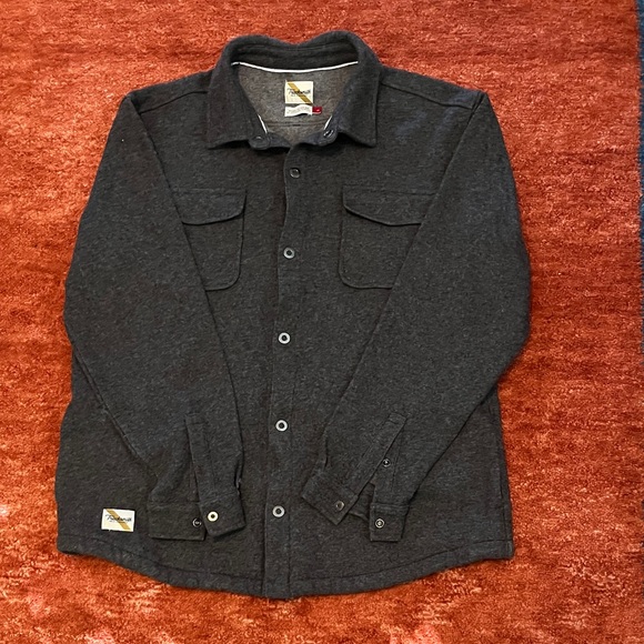 Tracksmith New England Overshirt -Charcoal - Picture 1 of 4